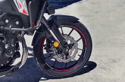 New wheels save 1.5kg of unsprung mass, while overall weight has gone down by 3kg.