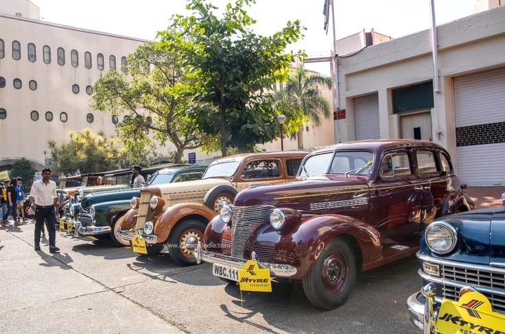 Approximately 120 cars turned up for the event at the world trade center in Mumbai. Approximately 120 cars turned up for the event at the world trade center in Mumbai.