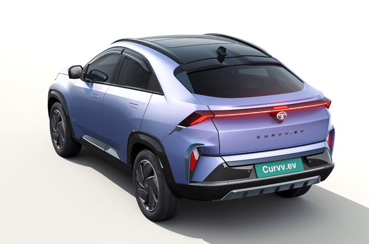 Tata Curvv Ev Rear View