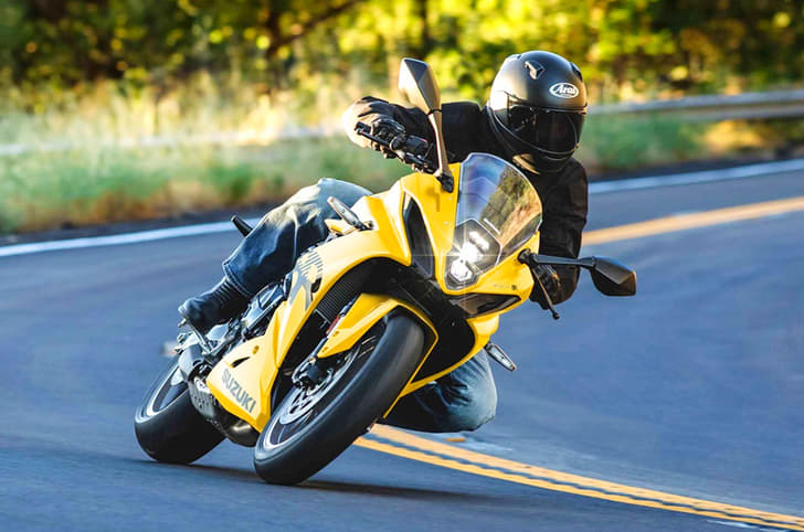 Here the bike can be had in black, silver and blue; internationally there's also a yellow.