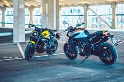 The main difference is in the new LED headlight which is a new unit compared to its sibling.