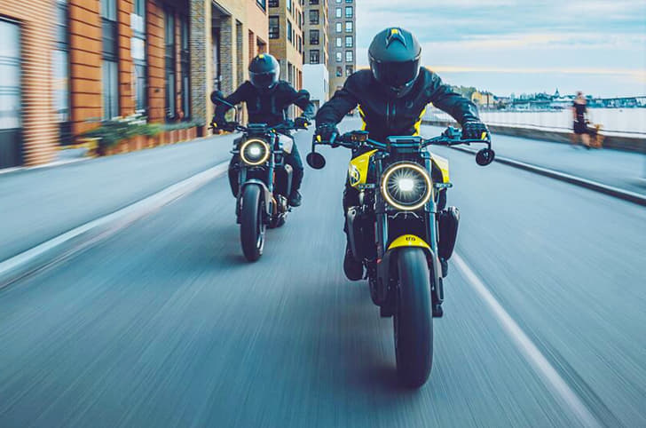 The 799cc p-twin engine makes 105hp and 87Nm of torque.