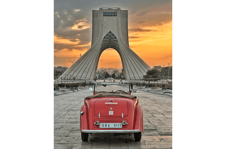 Azadi Tower, Tehran Iran, an iconic monument that is very impressive in the flesh.
