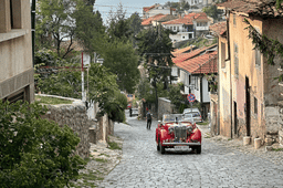 Beautiful streets of Orhid a small town in Bulgaria.