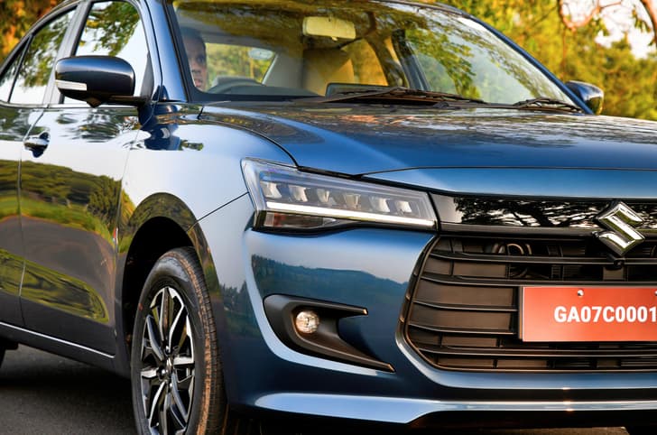 New Maruti Dzire headlights