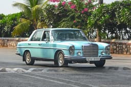 Mercedes Benz Classic Car Rally 2024 featured a W108 in pristine condition.