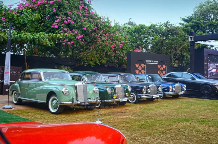 Rare models like Mercedes-Benz Adenauer, 220S Ponton, 280SE (W108) made an appearance.