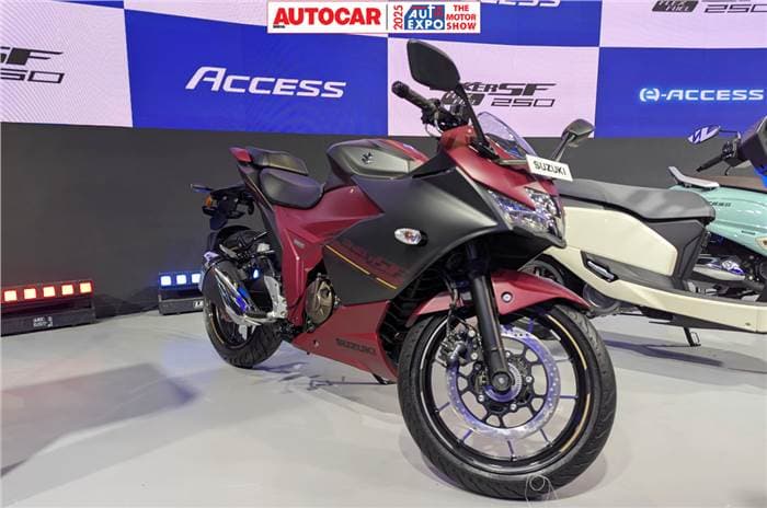Suzuki Gixxer SF 250 flex fuel launched.
