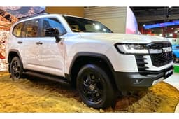 Toyota Land Cruiser 300 GR shown in India for the first time. 