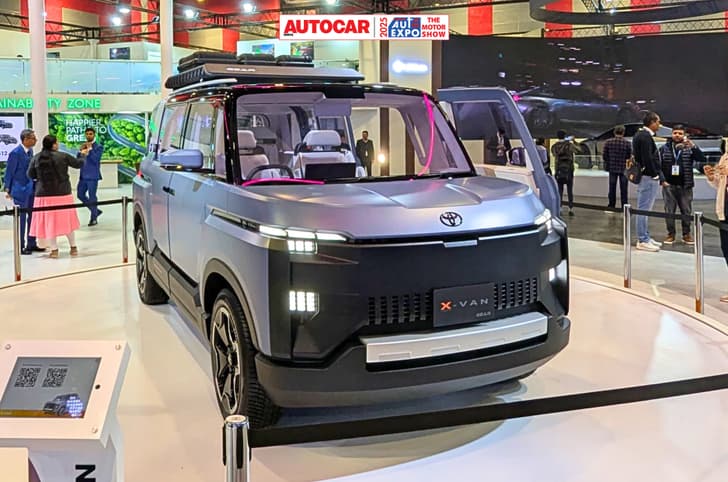 The X-Van concept from Toyota made its India debut at Auto Expo 2025