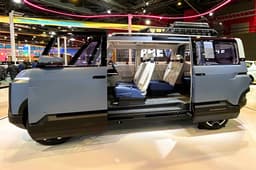 The funky crossover-styled Van concept was first shown in 2023.  Gets dual sliding doors on each side. 