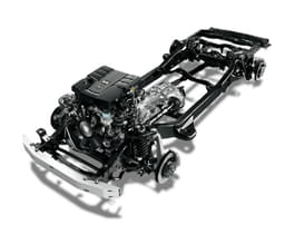 Toyota Land Cruiser Open Bonnet Engine Shot