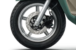 Disc brake is reserved for the top two variants and the base variant gets a drum unit