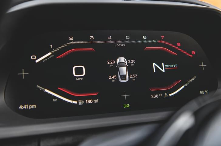 Lotus Emira Instrument Cluster