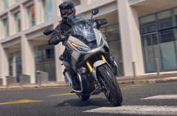 It has 22-litres of underseat storage and a kerb weight of 237kg