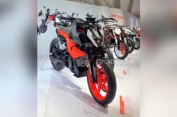 KTM electric Duke front three quarter static