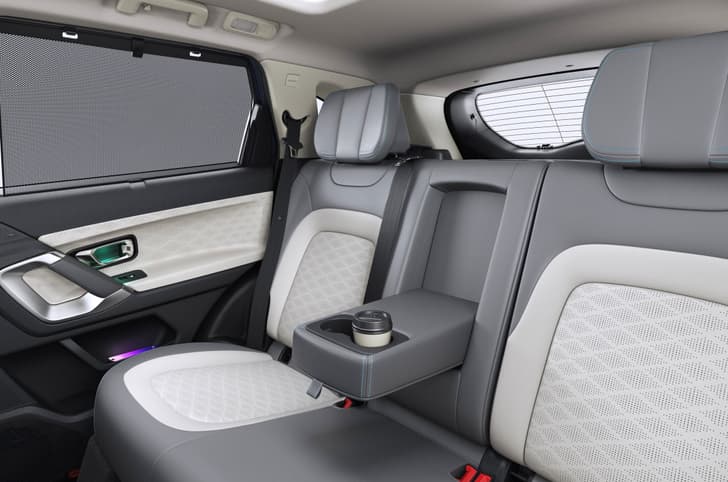 Tata Harrier EV rear seats