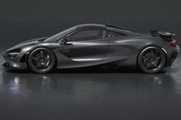 McLaren 750S Le Mans Edition side shot grey