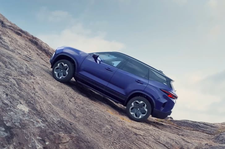 Tata Harrier EV hill climb