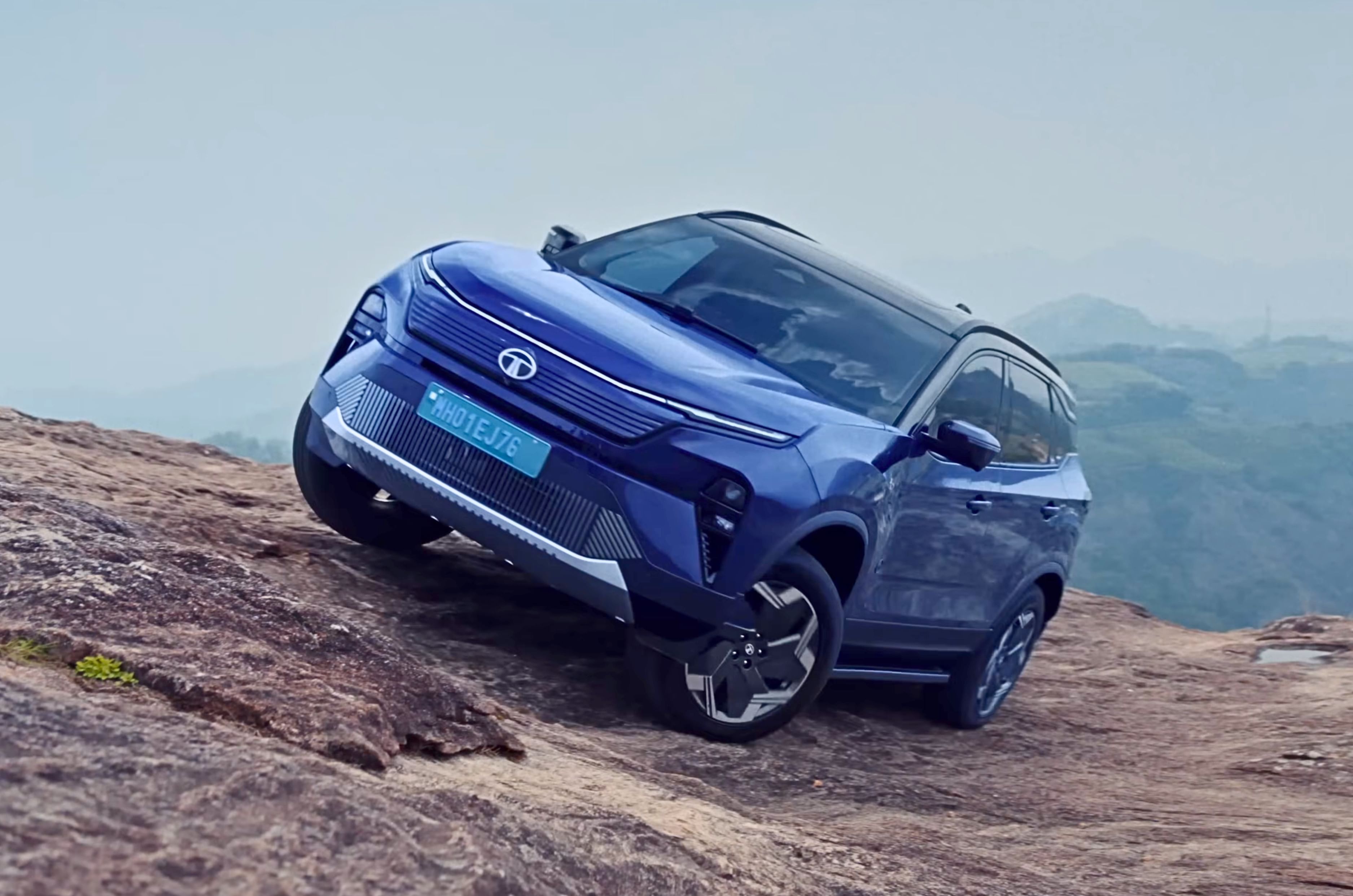Tata Harrier EV comes with an AWD setup along with a host of off roading tech.