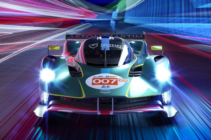 Aston Martin Valkyrie hypercar in WEC livery Aston Martin Valkyrie hypercar in WEC spec