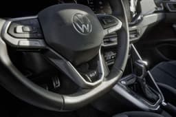 Edition 50 badging on the Polo steering wheel