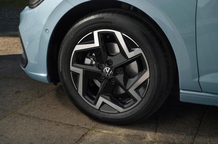 16-inch alloy wheels are standard; there Edition 50 Polo alloy wheel