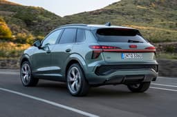 Audi Q3 rear tracking shot