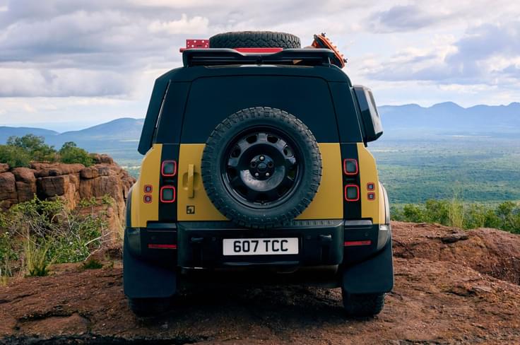 Trophy Edition is only available with the 110 body style Defender 110 Tropy Edition rear
