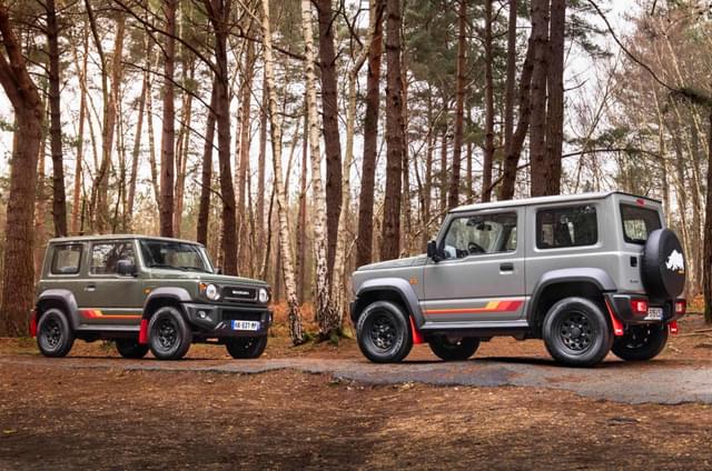The special-edition Jimny is available in four colours: White, Jungle Green (pictured), Bluish Black, and Medium Gray (pictured). Image - 18783
