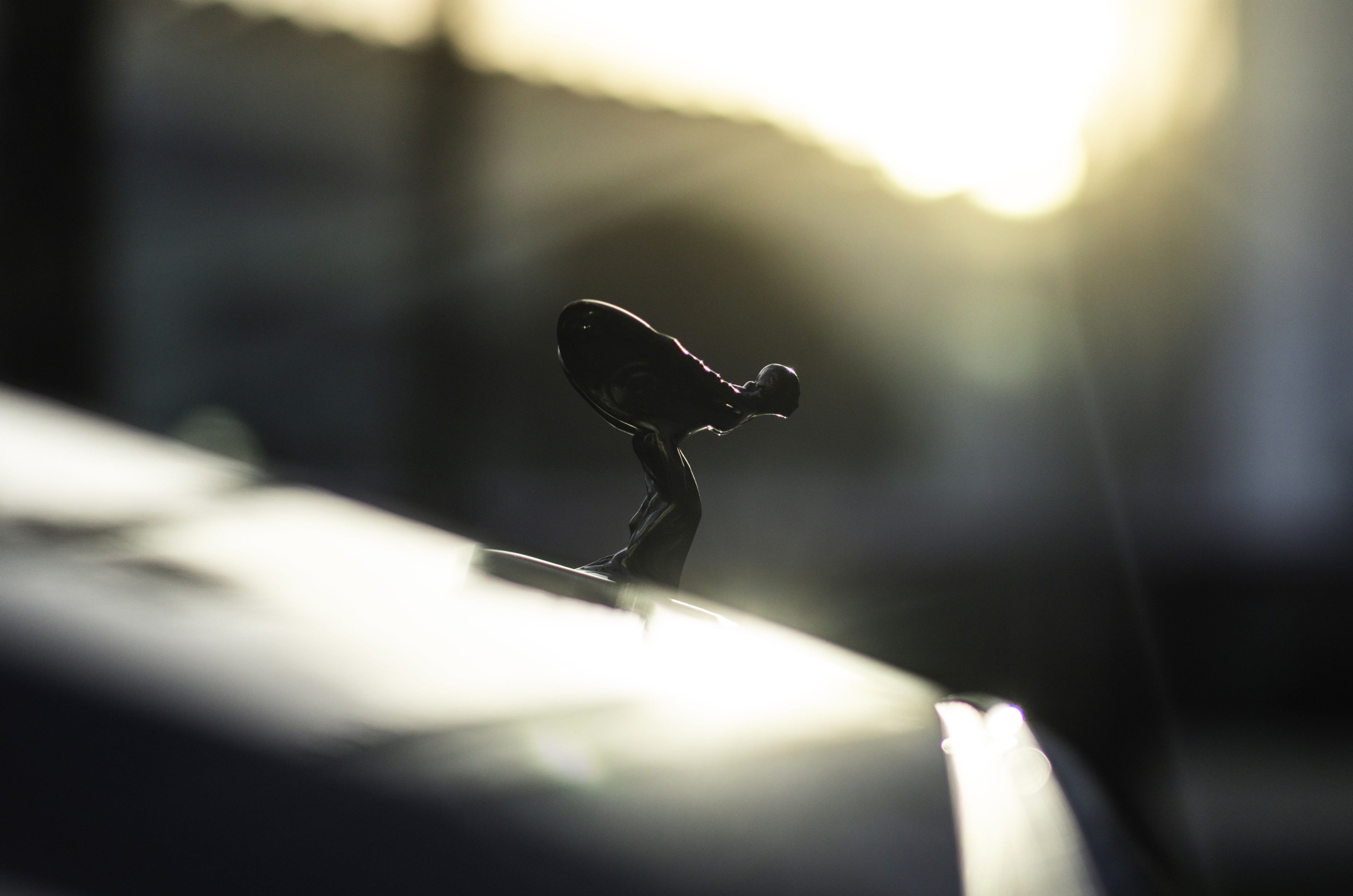 As is typical of Rolls-Royce's Black Badge models, the Spectre's Spirit of Ecstasy and grille now sport a dark finish.