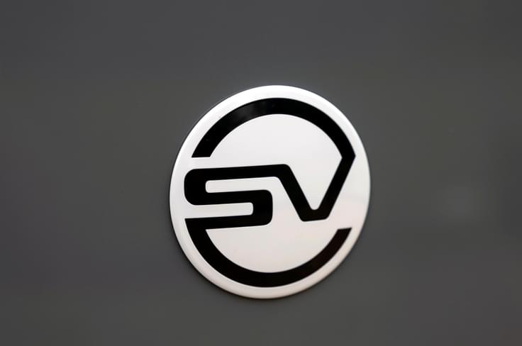SV on the Sport signals it as the fastest Range Rover of all time. Range Rover Sport SV Edition Two badge