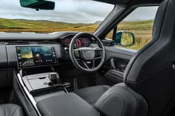 Range Rover Sport SV Edition Two interior steering wheel and touchscreen
