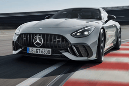 Mercedes AMG GT 63 Pro on track