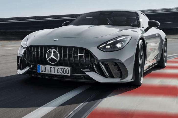 Mercedes AMG GT 63 Pro on track