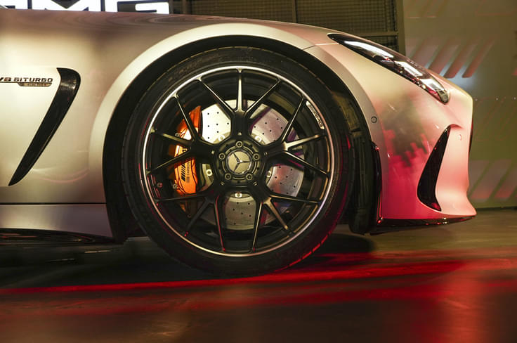 20-inch multi spoke wheels are on offer as standard. Mercedes AMG GT 63 wheels