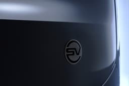 range rover sport sv black edition badge in studio