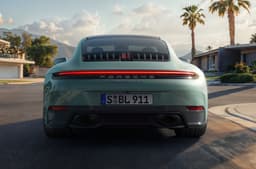 2025 Porsche 911 Carrera 4S Coupe rear static