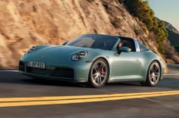 2025 Porsche 911 Carrera 4S Targa front action