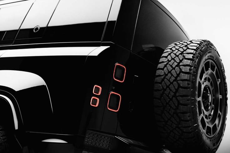 defender octa black edition tail lamps defender octa black edition in studio