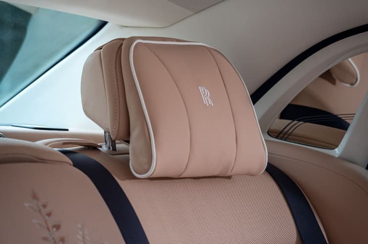 One off Rolls Royce Phantom Dentelle rear seat headrest