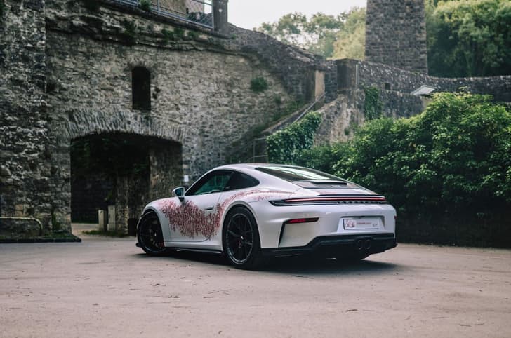 One off Porsche 911 GT3 rear static left outdoors