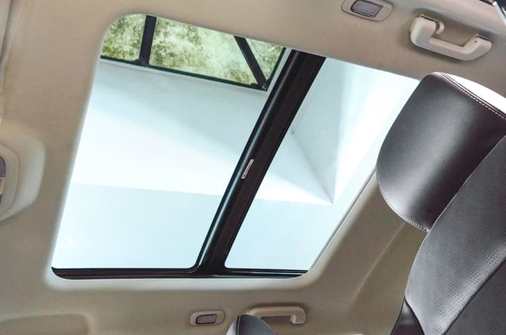 Mahindra XUV 3XO REVX A panoramic sunroof