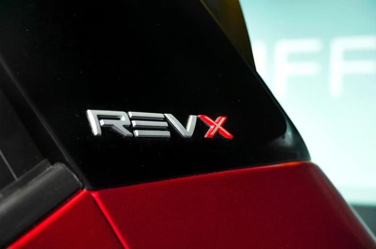 Mahindra XUV 3XO REVX badge on C pillar Mahindra XUV 3XO REVX badge on C pillar