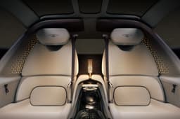 Bentley EXP 15 rear seats 