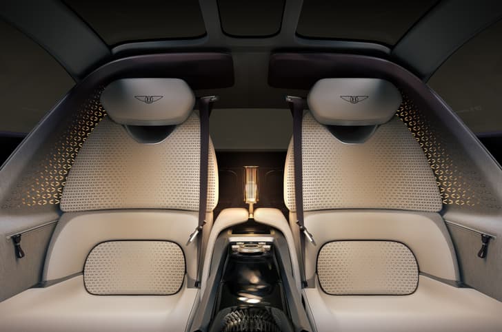 Bentley EXP 15 rear seats