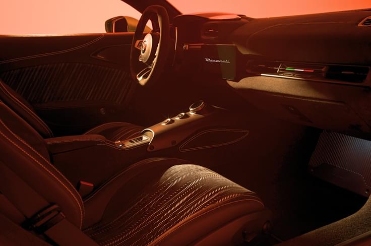 Maserati MCPura interior Maserati MCPura interior