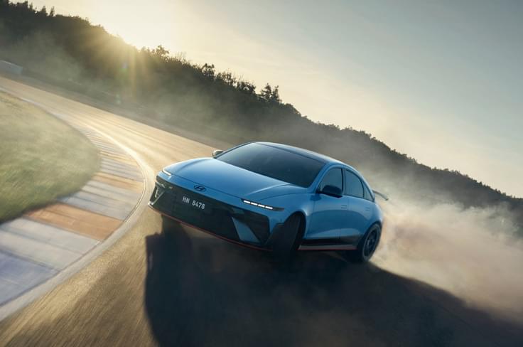 Hyundai Ioniq 6 N drifting Hyundai Ioniq 6 N drifting