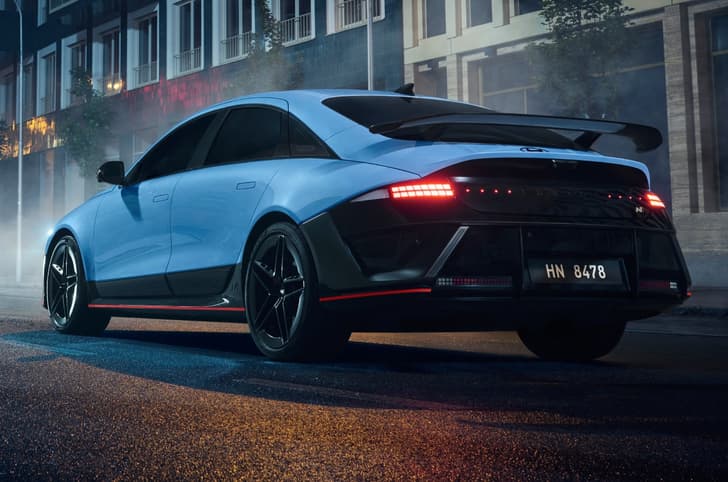 Hyundai Ioniq 6 N rear left static