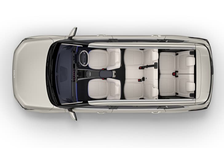 Kia Carens Clavis EV seating configuration